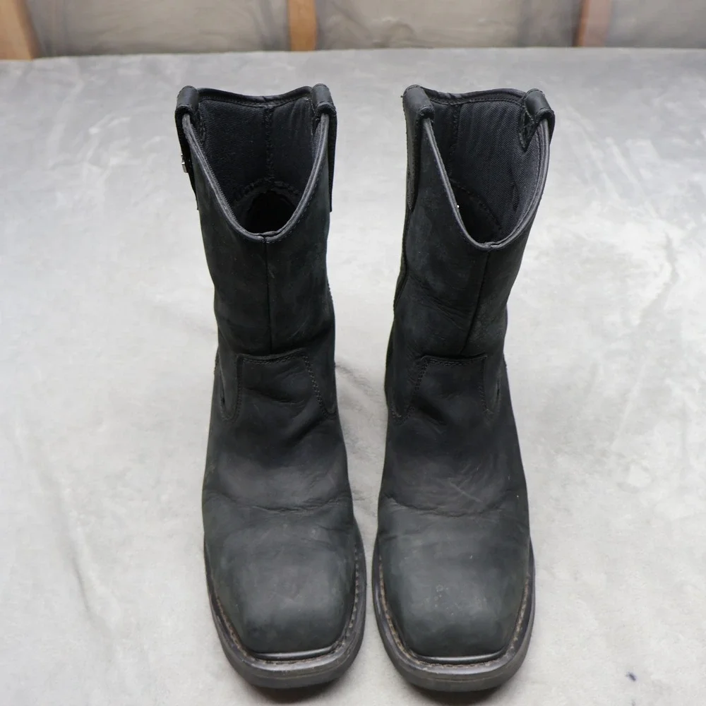 Harley Davidson Mens 8.5M Work Boots Black Altman Composite‎ Toe 10
